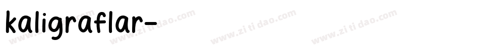 kaligraflar字体转换