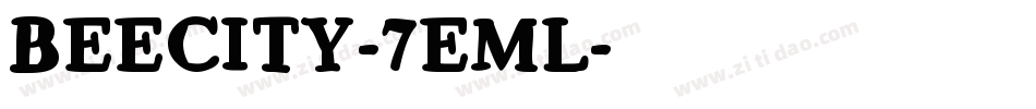 Beecity-7eMl字体转换