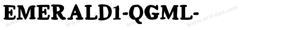 Emerald1-qgMl字体转换