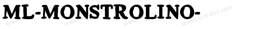 ML-Monstrolino字体转换