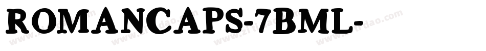 RomanCaps-7BMl字体转换