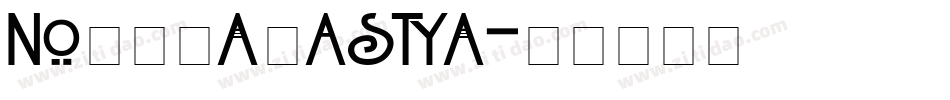 NouveauAsta字体转换