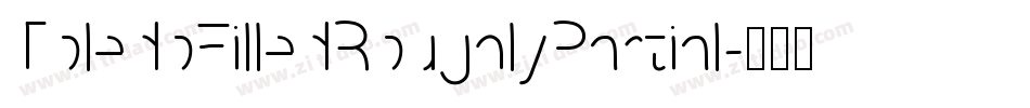 ToledoFilledRoughlyPartial字体转换