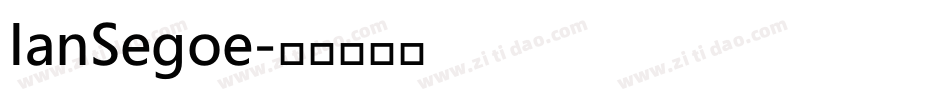 IanSegoe字体转换