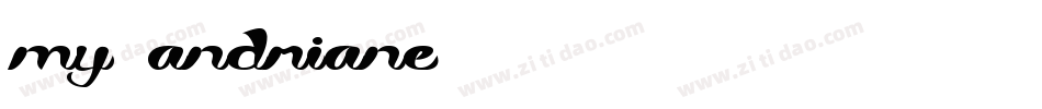 my_andriane字体转换