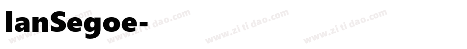 IanSegoe字体转换