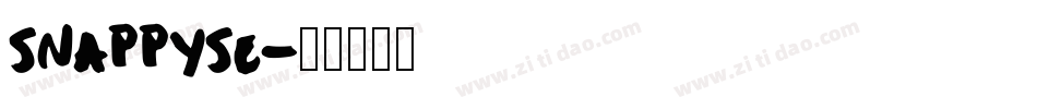SNAPPYSE字体转换