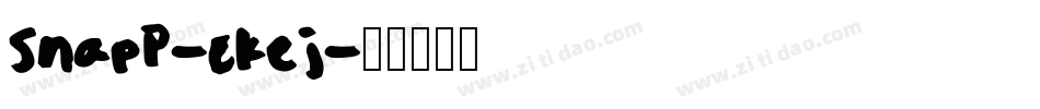 SnapP-EKej字体转换