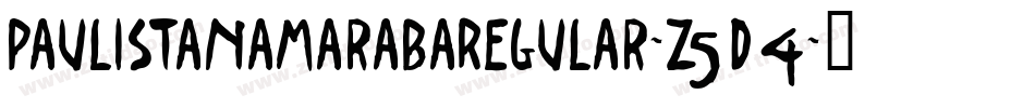 PaulistanaMarabaRegular-z5D4字体转换