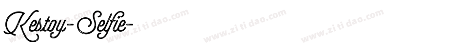 Kestoy-Selfie字体转换