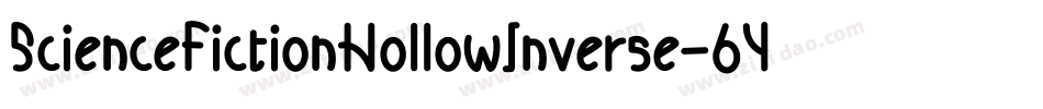 ScienceFictionHollowInverse-6YYDv字体转换