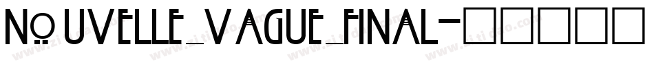 nouvelle_vague_final字体转换