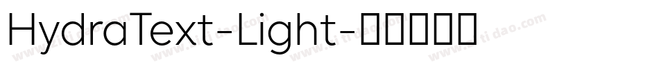 HydraText-Light字体转换