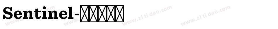 Sentinel字体转换
