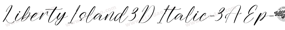 LibertyIsland3DItalic-3AEp字体转换
