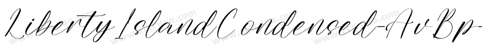 LibertyIslandCondensed-AvBp字体转换
