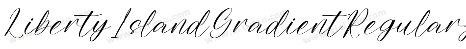 LibertyIslandGradientRegular-jow9字体转换