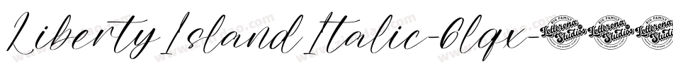 LibertyIslandItalic-6lqx字体转换
