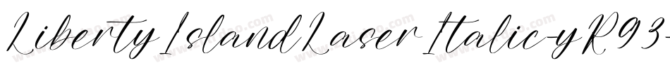 LibertyIslandLaserItalic-yR93字体转换