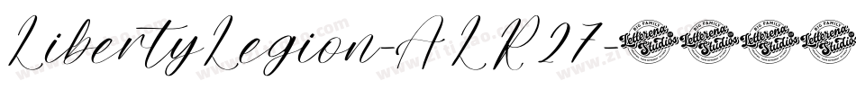 LibertyLegion-ALR27字体转换