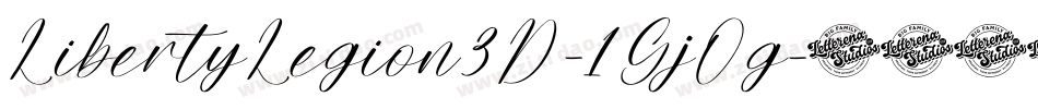 LibertyLegion3D-1GjOg字体转换