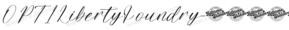 OPTILibertyFoundry字体转换