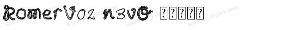 RomerV02-n3vO字体转换