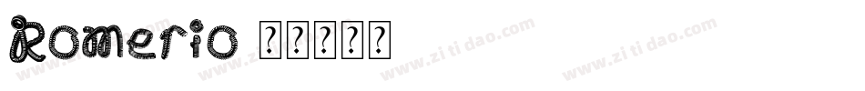Romerio字体转换