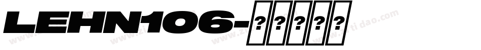 LEHN106字体转换