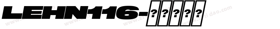 LEHN116字体转换