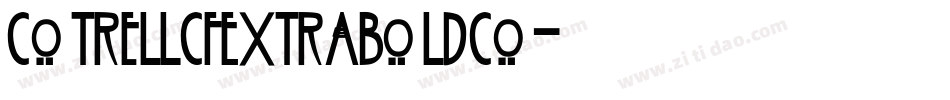 CotrellCFExtraBoldCo字体转换