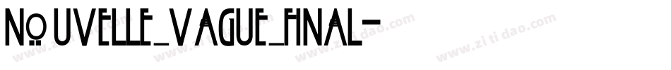 nouvelle_vague_final字体转换