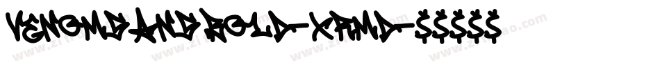 VenomSansBold-XRmd字体转换