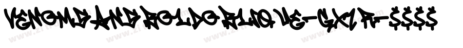 VenomSansBoldOblique-gX1R字体转换