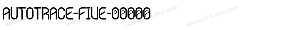 Autotrace-Five字体转换