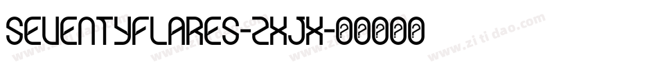 SeventyFlares-zXjX字体转换