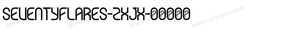 SeventyFlares-zXjX字体转换