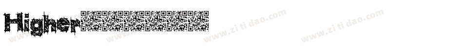 Higher字体转换