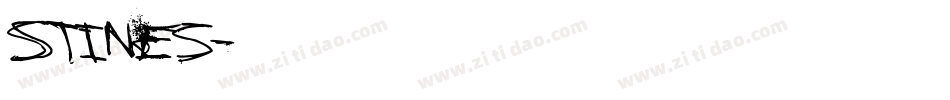 Stines字体转换