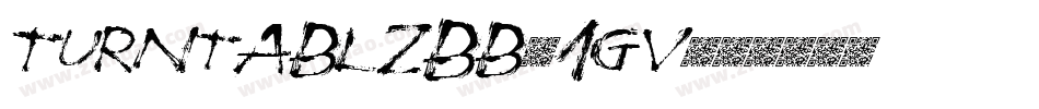 TurntablzBb-1gv字体转换