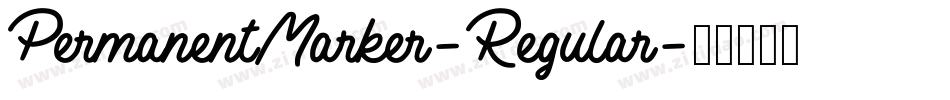 PermanentMarker-Regular字体转换