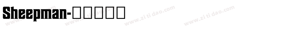 Sheepman字体转换