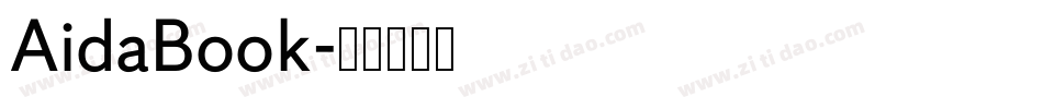 AidaBook字体转换