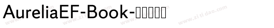 AureliaEF-Book字体转换