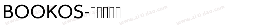 BOOKOS字体转换
