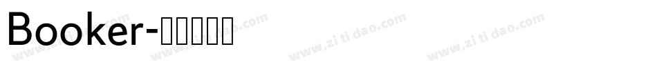 Booker字体转换