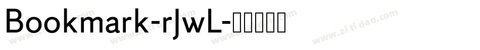 Bookmark-rJwL字体转换
