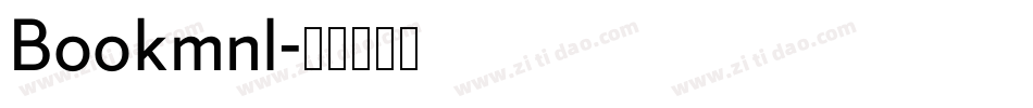 Bookmnl字体转换