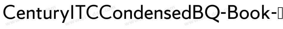 CenturyITCCondensedBQ-Book字体转换