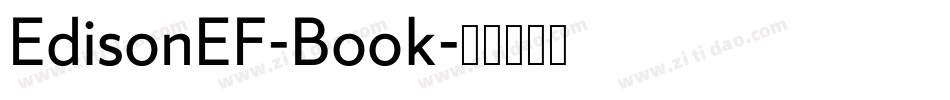 EdisonEF-Book字体转换